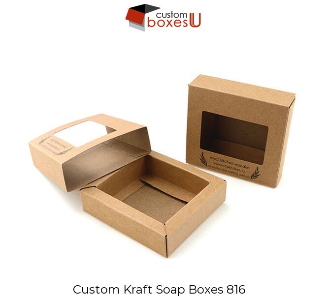 Custom Kraft Soap Boxes, Wholesale Kraft Soap Packaging Boxes