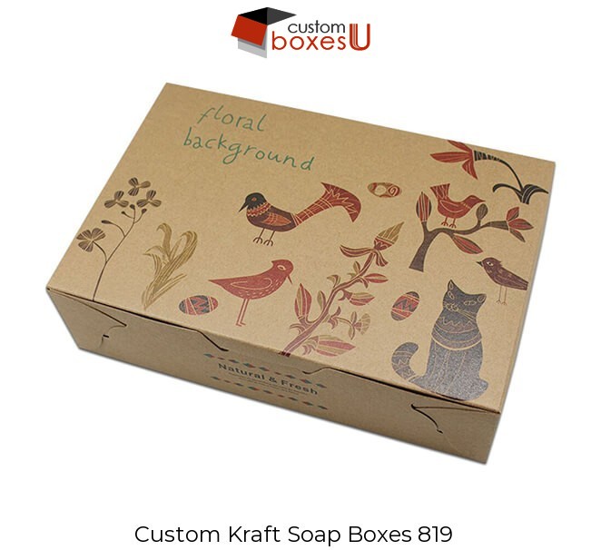 Custom Soap Boxes, Kraft Soap Packaging