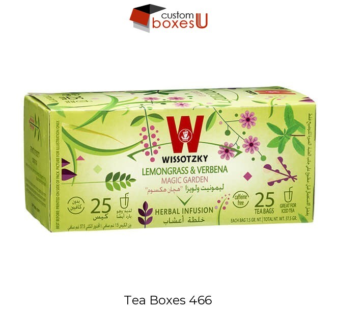 Custom Tea Boxes  Custom Tea Packaging Wholesale - CBU