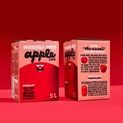 Printed Apple Cider Boxes