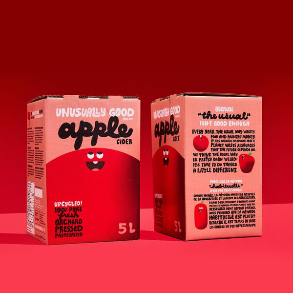 Printed Apple Cider Boxes