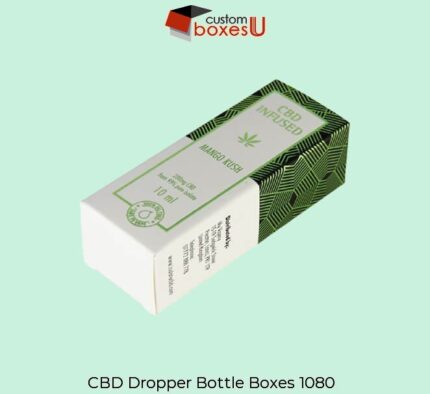 CBD Dropper Bottle Boxes Wholesale