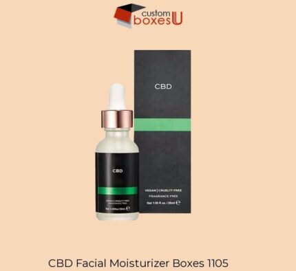 CBD Facial Moisturizer Boxes Wholesale1