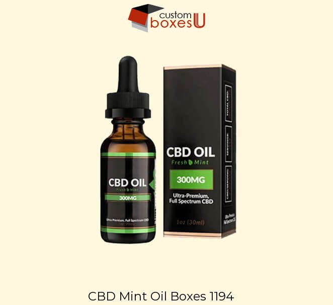 CBD Mint Oil Boxes Wholesale1