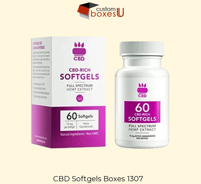 CBD Softgels Boxes Packaging1