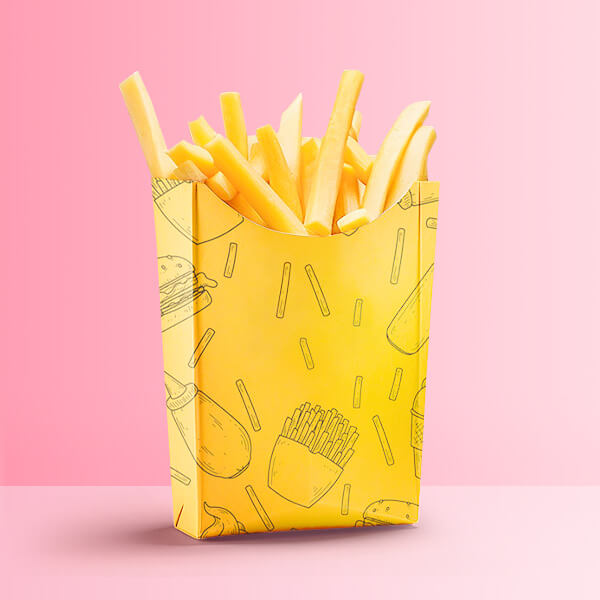 Cardboard French Fries Boxes