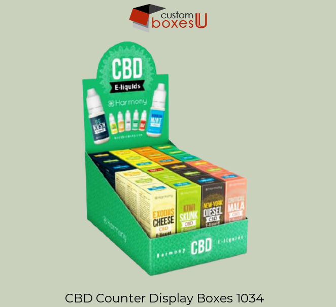 Custom CBD Counter Display Boxes