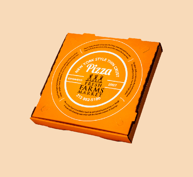 Custom Detroit Pizza Boxes