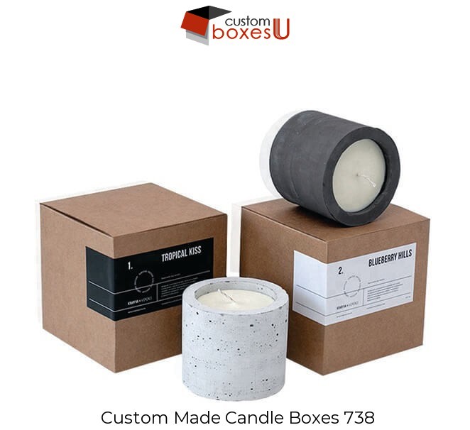 Custom Made Candle Boxes Wholesale