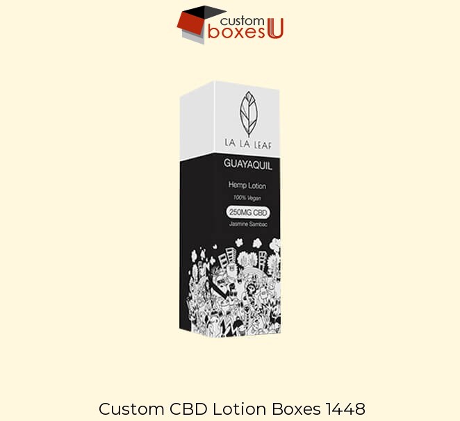 Custom Printed CBD Lotion Boxes1