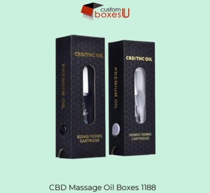 Custom Printed CBD Massage Oil Boxes1