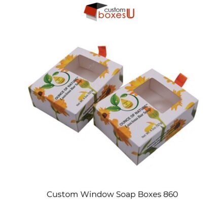 Custom Soap boxes with window