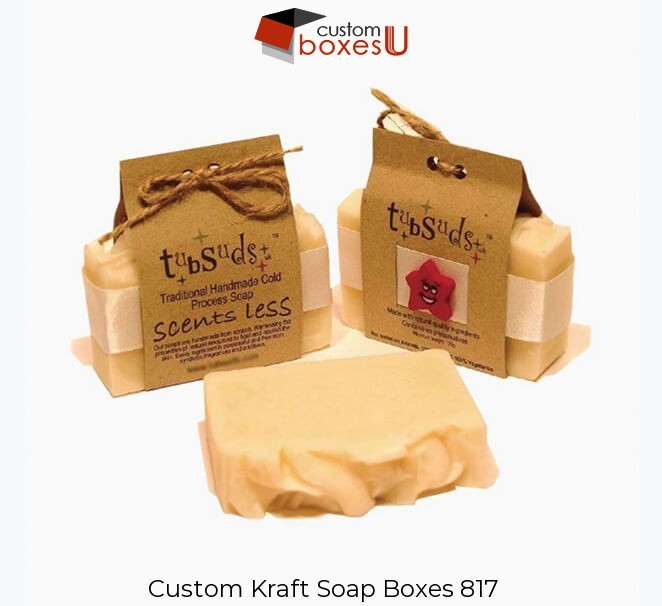 Kraft Soap boxes wholesale