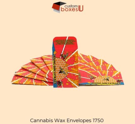 Printed Cannabis Wax Envelopes TX1