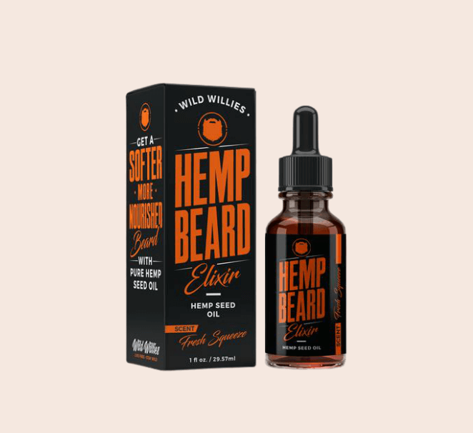 Printed Hemp Beard Oil Boxes