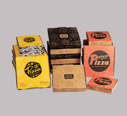 Printed Kraft Pizza Boxes