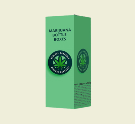 Printed Marijuana Bottle Boxes