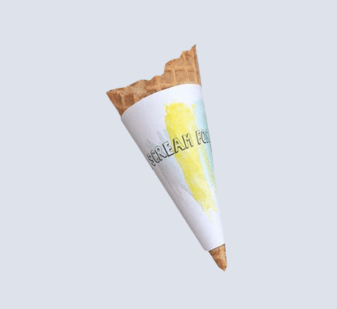 Printed Paper Cone Sleeves