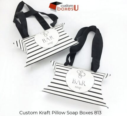 Wholesale kraft pillow soap boxes-TX