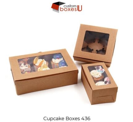 kraft cupcake boxes